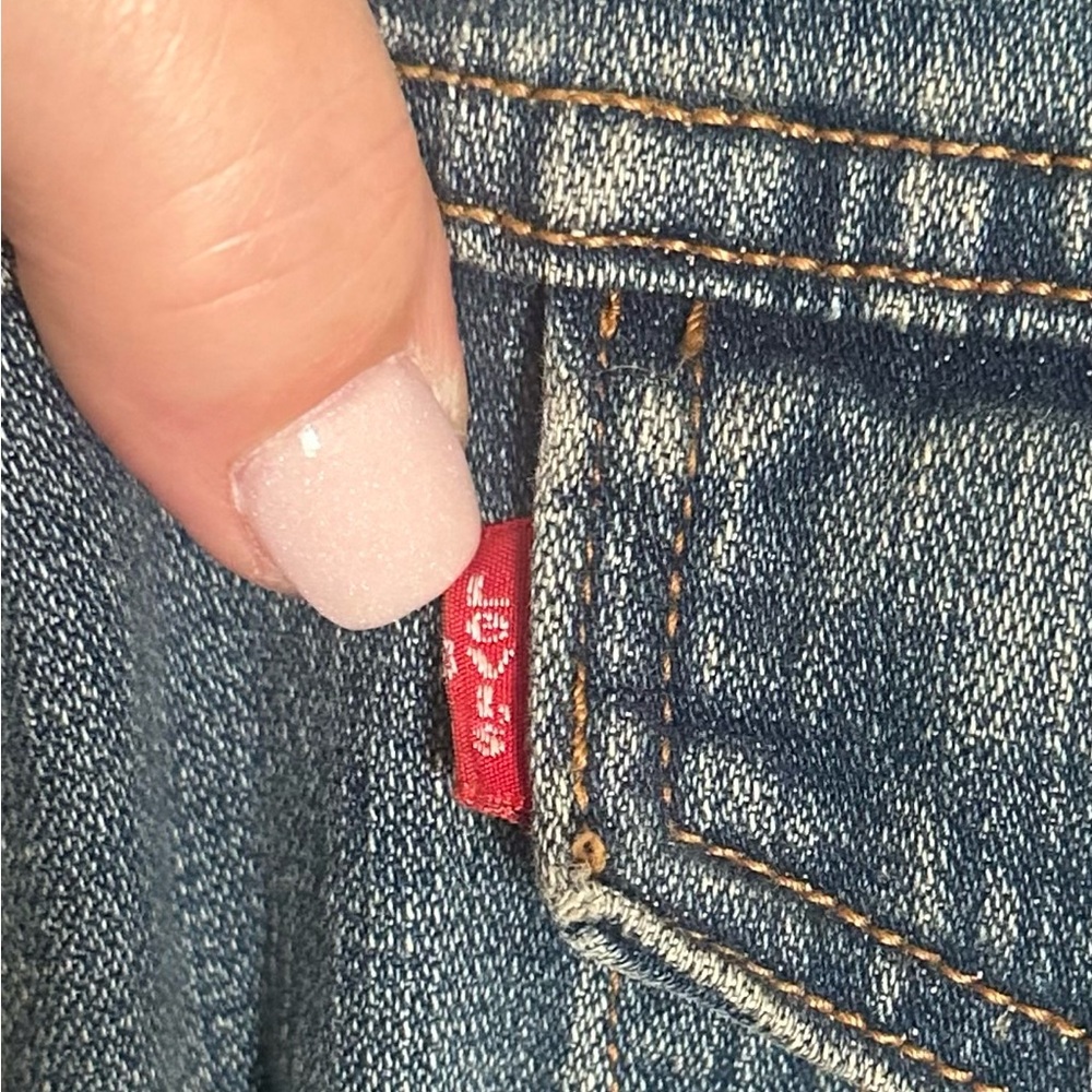 Levi’s Classic Denim Jacket 3X Medium Wash Trucker Button Front - Picture 4 of 10